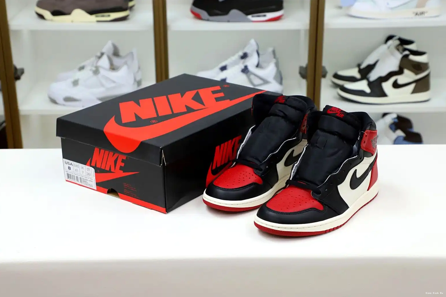 RETRO 'BRED OG HIGH AIR JORDAN Kimikick 1 TOE' 0522